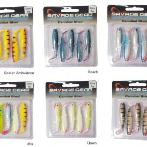 Savage gear Cannibal 6,8cm 5 Adet Sahte Balık