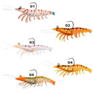 Ryuji Real Shrimp 7.6cm 12gr Silikon Yem 