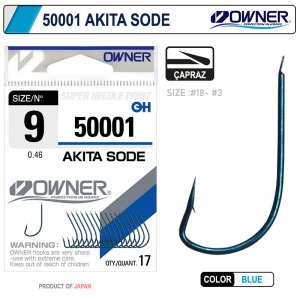 Owner 50001 Akita Sode Blue İğne