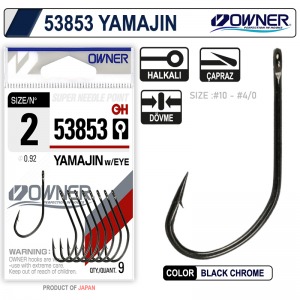 Owner 53853 Yamajin With Eye Black Chrome İğne