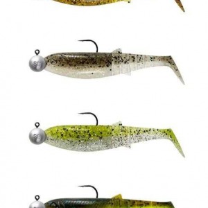Savage Gear Cannibal Shad 6.8cm 3gr+5gr 1/0 Clear Water 4+4 Adet Silikon Balık