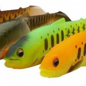 Savage Gear Craft Cannibal Paddletail 6.5 cm 4 gr Dark Water Mix 4 Adet Silikon Yem