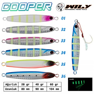 Wily Cooper Jig 40 gr 90mm