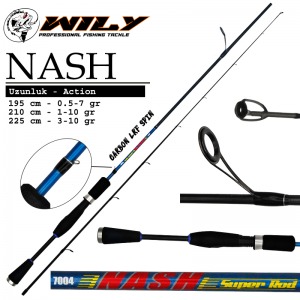 Wily Nash 195 cm Lrf Kamışı 0.5-7 gr